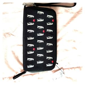 Penguin and Hearts Vera Bradley Wallet and SCARF